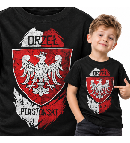 KOSZULKA DZIECIĘCA Patriotyczna  ORZEŁ PIASTOWSKI